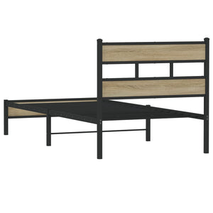 Bettgestell 107x200 cm Sonoma Eiche