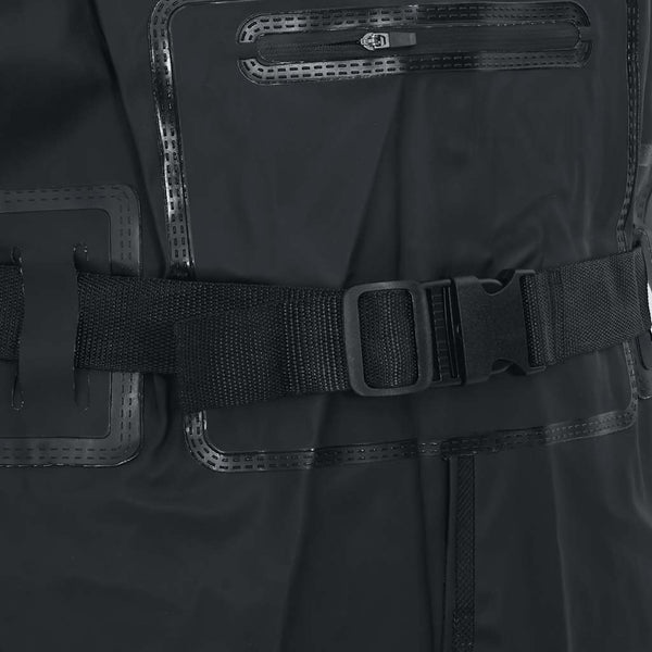 Wathose mit Stiefeln Schwarz Größe 42