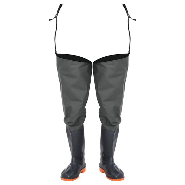 Grüne Watstiefel Größe 43