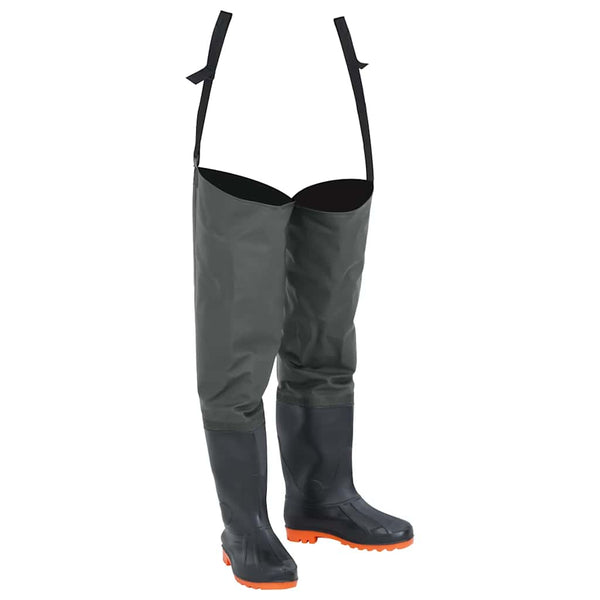 Grüne Watstiefel Größe 46