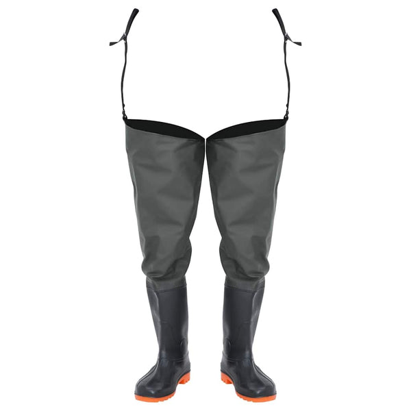 Grüne Watstiefel Größe 46
