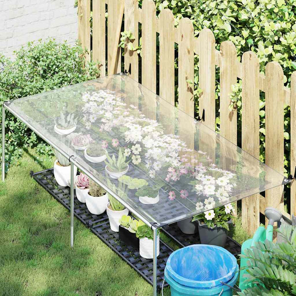 vidaXL Bâche transparente avec œillets 1x2 m en polyéthylène