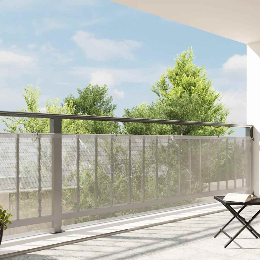Transparente Plane mit Ösen 1x8 m
