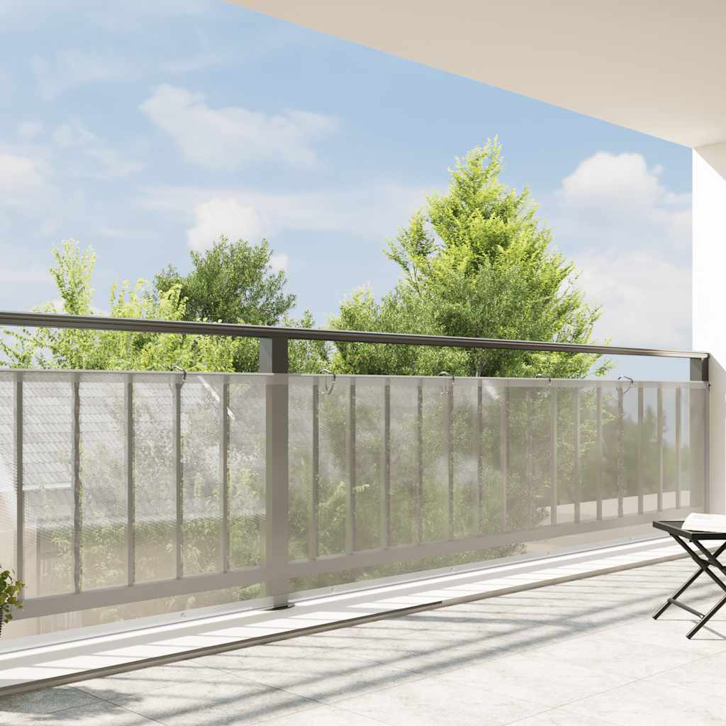 vidaXL Bâche transparente avec œillets 1x10 m Polyéthylène