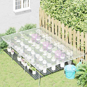 Transparente Plane mit Ösen 2x3 m