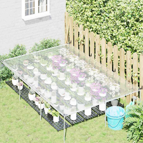 Transparente Plane mit Ösen 2x3 m
