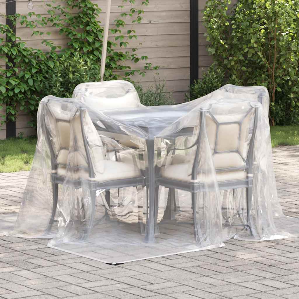 Transparente Plane mit Ösen 2x3 m