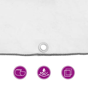 vidaXL Bâche transparente avec œillets 5x6 m polyéthylène