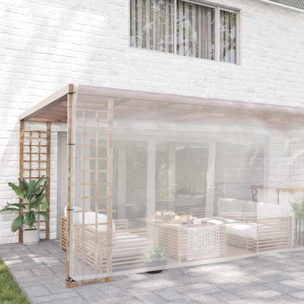 vidaXL Bâche transparente avec œillets 5x12 m Polyéthylène