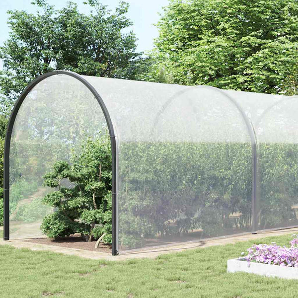 vidaXL Bâche transparente avec œillets 8x12 m Polyéthylène