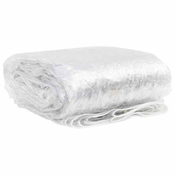 Transparente PVC Plane 1x8 m mit Ösen