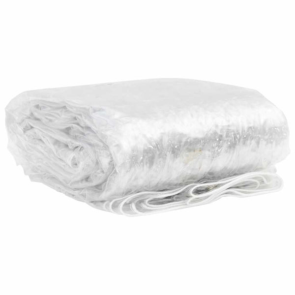 Transparente PVC Plane mit Ösen 1x12 m