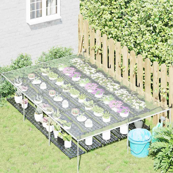Transparente PVC-Plane mit Ösen 2x3 m