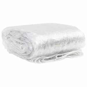 Transparente PVC Plane mit Ösen 5x12m