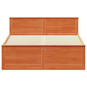 Massivholzbett Braun 150x200 cm