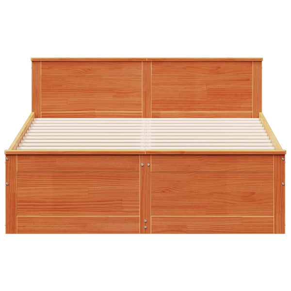 Massivholzbett Braun 150x200 cm