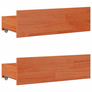 Massivholzbett 100x200 cm mit Schubladen
