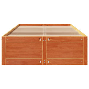 Massivholzbett 135x190 cm mit Schubladen