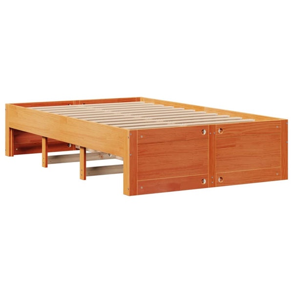 Massivholzbett 135x190 cm mit Schubladen