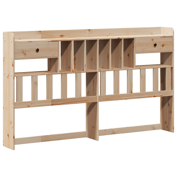 Massivholzbett 180x200 Kiefer mit Regal