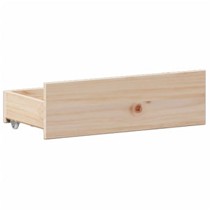 Massivholzbett 180x200 Kiefer mit Regal