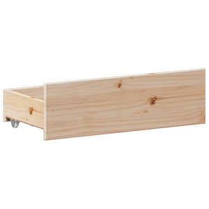 Massivholzbett 160x200 mit Regal Kiefer