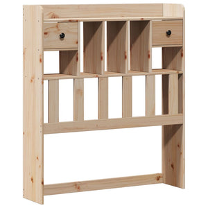 Massivholzbett Kiefer mit Regal 90x200 cm