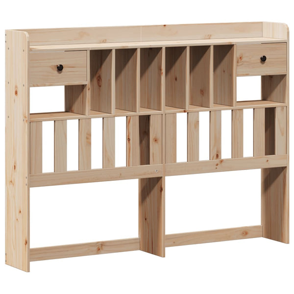 Massivholzbett 140x190 mit Regal Kiefer