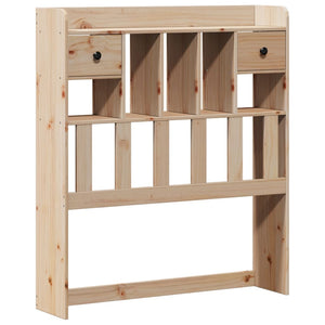 Massivholzbett Kiefer 90x190 cm mit Regal