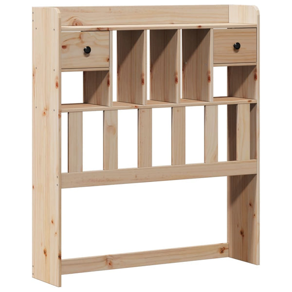 Massivholzbett Kiefer 90x190 cm mit Regal