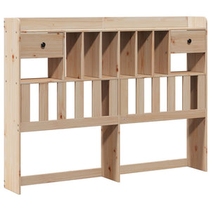 Massivholzbett 140x200 Kiefer mit Regal
