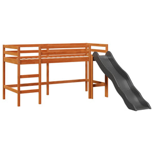 Kinderhochbett mit Turm 80x200 cm Kiefer