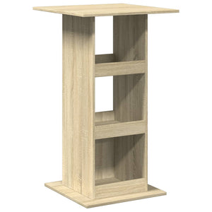 Bartisch Sonoma-Eiche mit Ablagen 60x60 cm