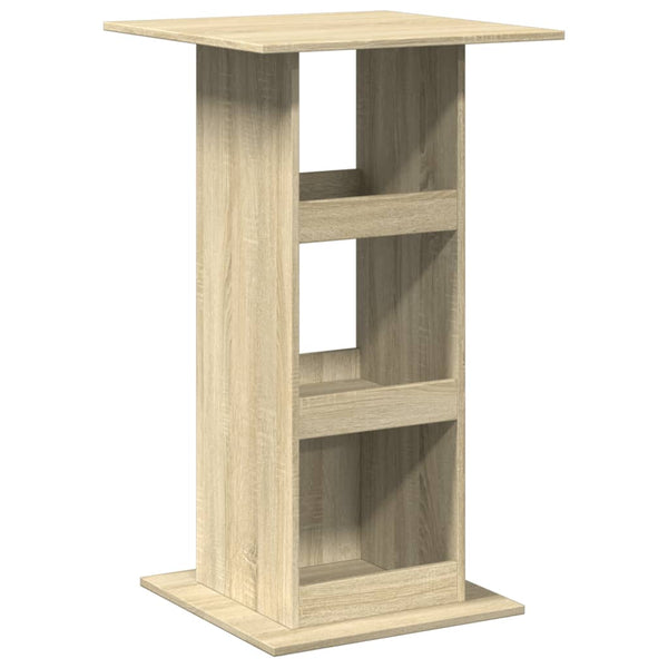 Bartisch Sonoma-Eiche mit Ablagen 60x60 cm