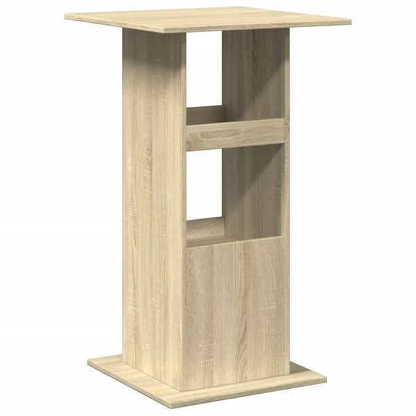Bartisch Sonoma-Eiche mit Ablagen 60x60 cm