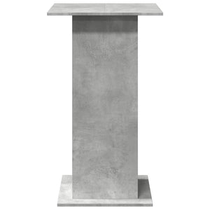 Bartisch Betongrau mit Ablagen 60x60x102 cm