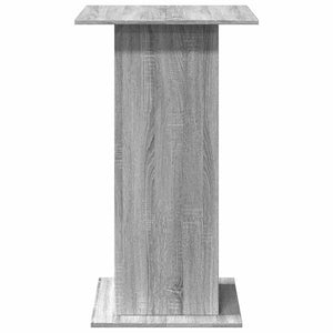 Bartisch Grau Sonoma 60x60 cm mit Ablagen