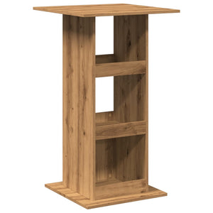 Bartisch Artisan-Eiche mit Ablagen 60x60 cm