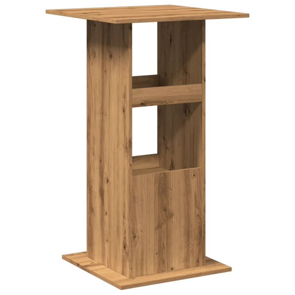 Bartisch Artisan-Eiche mit Ablagen 60x60 cm