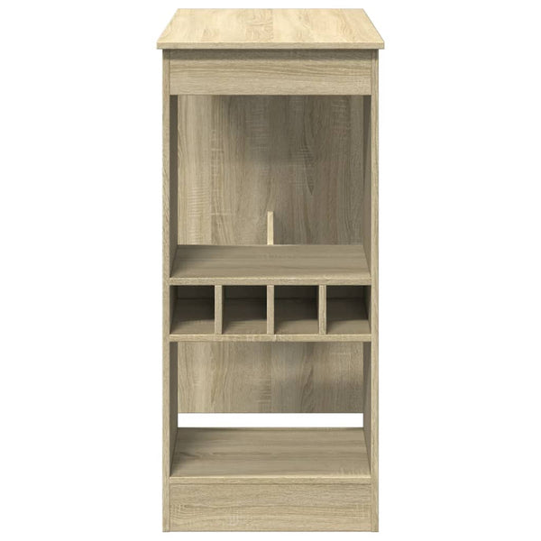 Bartisch mit Regal Sonoma-Eiche 90 cm