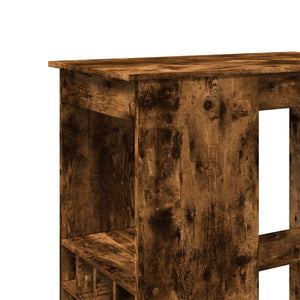Bartisch mit Regal Räuchereiche