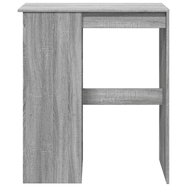Bartisch mit Regal Grau Sonoma 90 cm