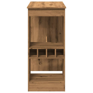 Bartisch mit Regal Artisan-Eiche 90 cm