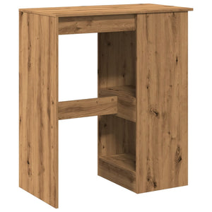 Bartisch mit Regal Artisan-Eiche 90 cm