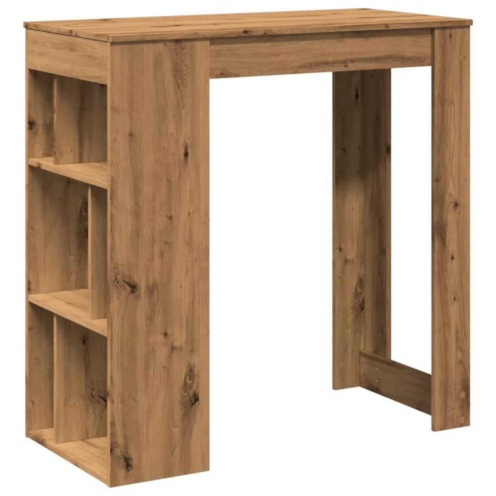 Bartisch mit Regal Artisan-Eiche