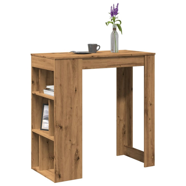 Bartisch mit Regal Artisan-Eiche