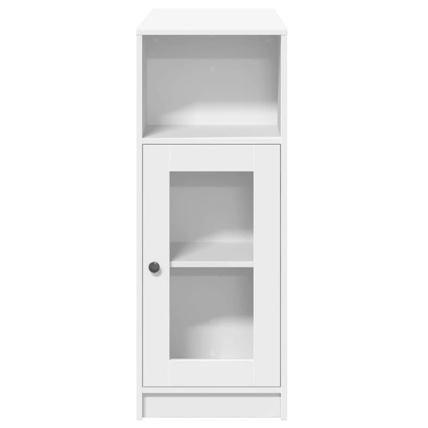 Bartisch mit Regal Weiß 101 cm