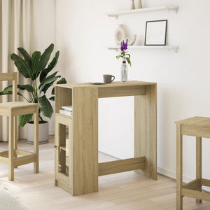 Bartisch mit Regal Sonoma-Eiche