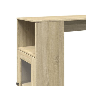Bartisch mit Regal Sonoma-Eiche