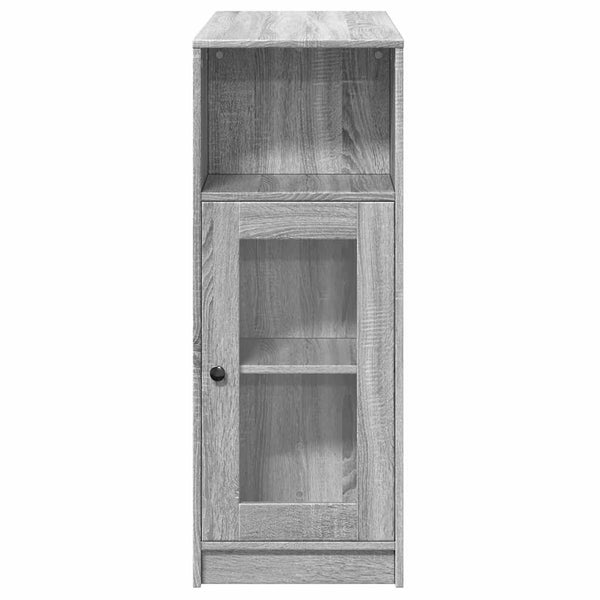 Bartisch mit Regal Grau Sonoma 101 cm